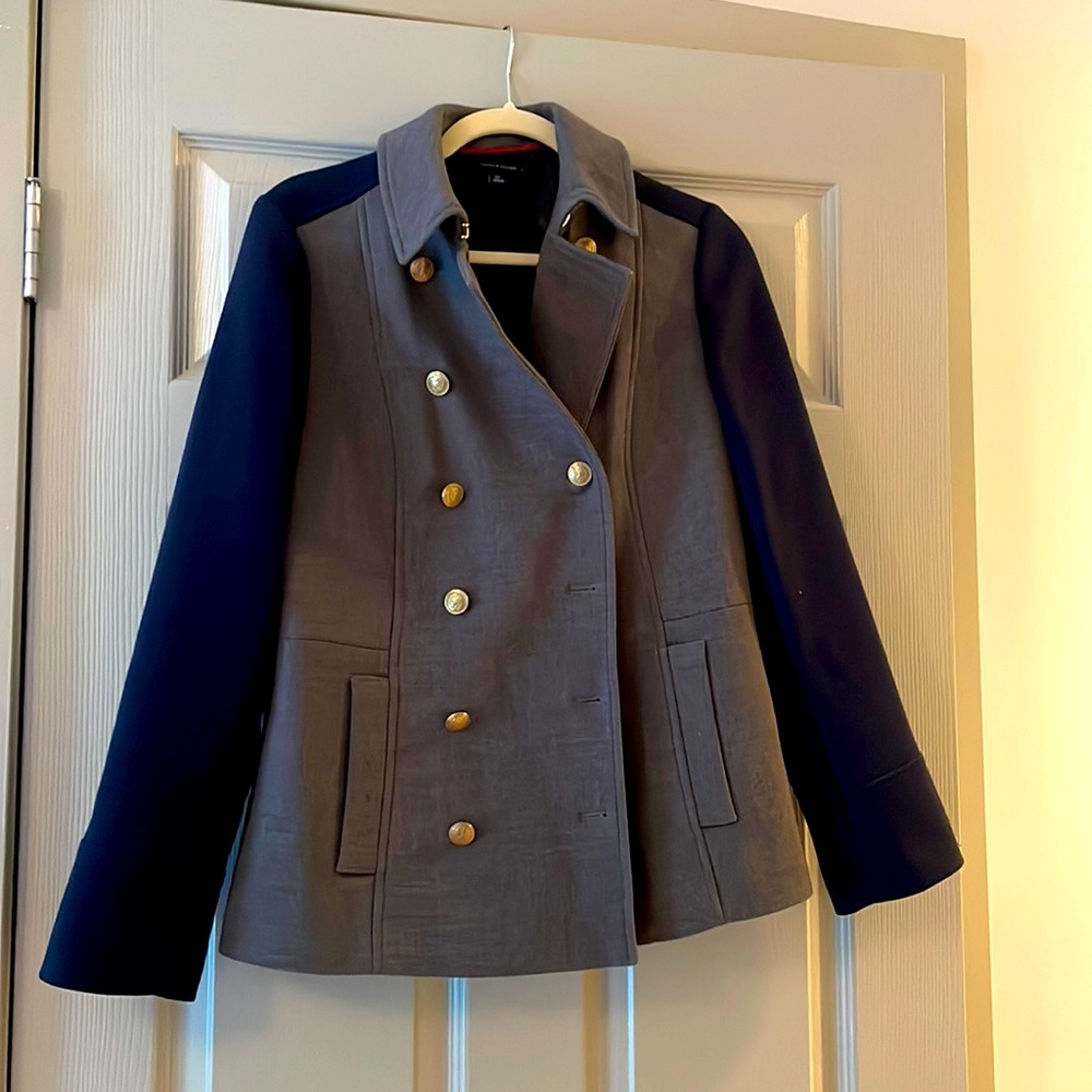 Brand new womens S Tommy Hilfiger peacoat — nautical vibes, super cute!